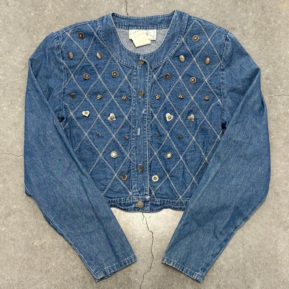 Vntg D Frank Designer Denim Jacket